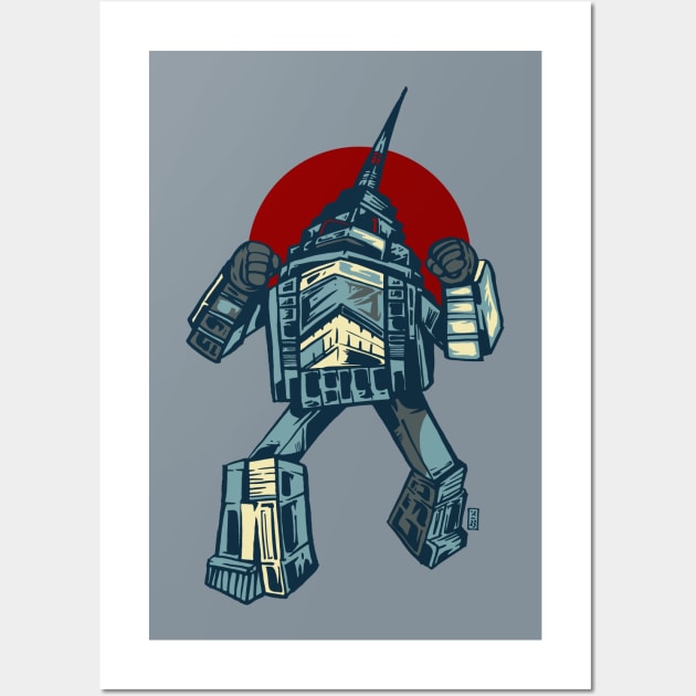 Liberty One Mech Wall Art by Thomcat23